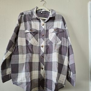 Maurices Multicolor Plaid Shacket